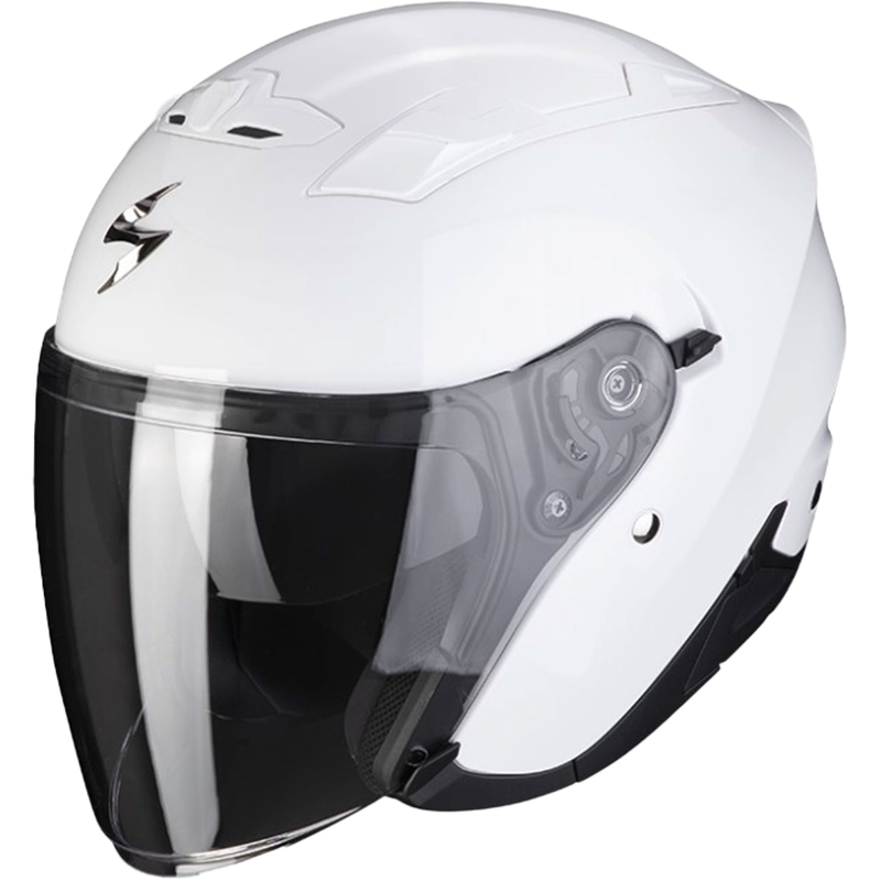 Avatud mootorratta kiiver SCORPION EXO-230 Täisvalge