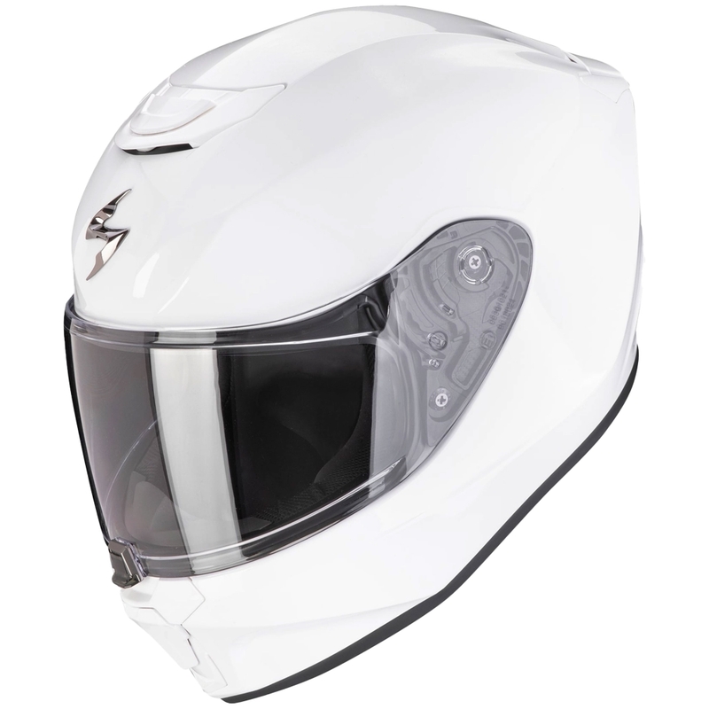 Scorpion EXO-JNR AIR SOLID laste täismaskiiver, valge