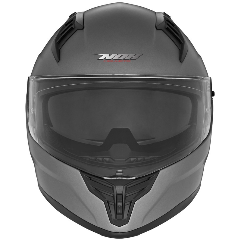 Integreeritud mootorratta kiiver NOX N401 matt titaanist