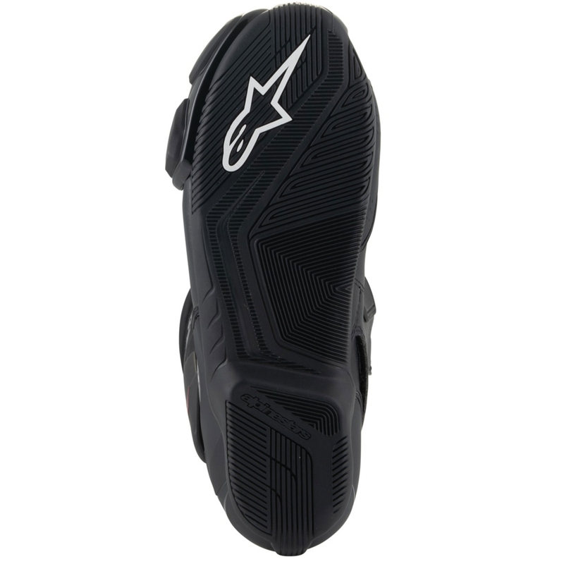 Alpinestars SMX-6 3 mustad ja punased mootorratta saapad