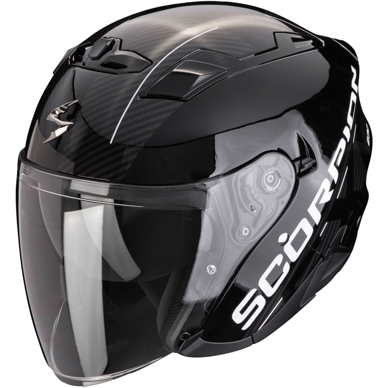 Avatud mootorratta kiiver SCORPION EXO-230 QR must-hõbedane allahindlus