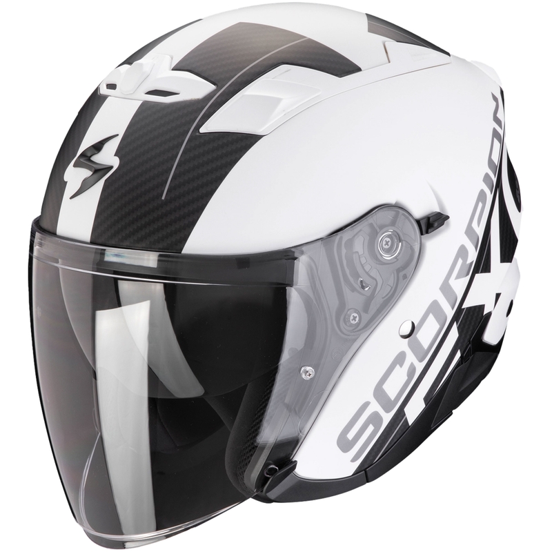 Avatud mootorratta kiiver SCORPION EXO-230 QR matt valge-must allahindlus