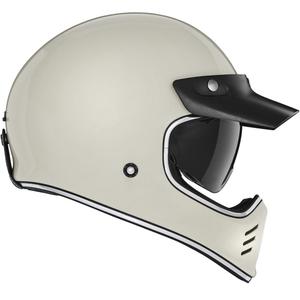 Integreeritud mootorratta kiiver NOX PREMIUM SEVENTY II elevandiluu valge