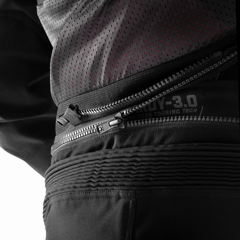 Rebelhorn Hardy 3.0 lühikesed mootorrattapüksid mustad