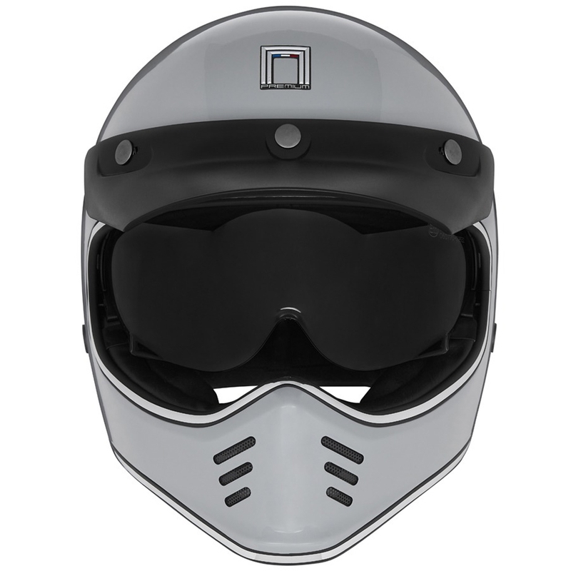 Integreeritud mootorratta kiiver NOX PREMIUM SEVENTY II hall