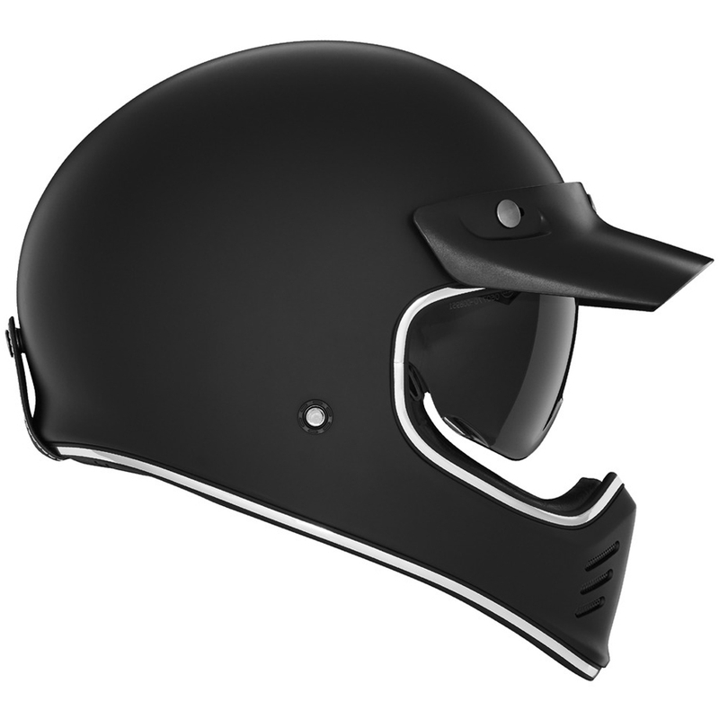 Integreeritud mootorratta kiiver NOX PREMIUM SEVENTY II matt must