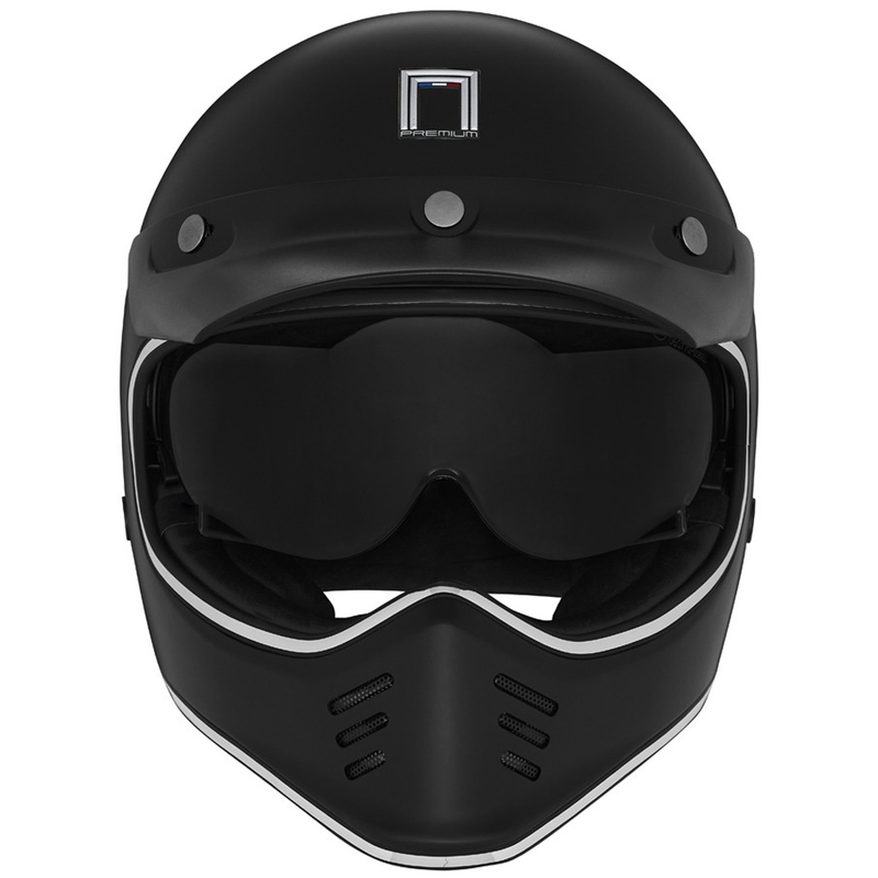Integreeritud mootorratta kiiver NOX PREMIUM SEVENTY II matt must