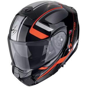 Modulaarne mootorratta kiiver Scorpion EXO-930 EVO ARDENS metallik must-punane