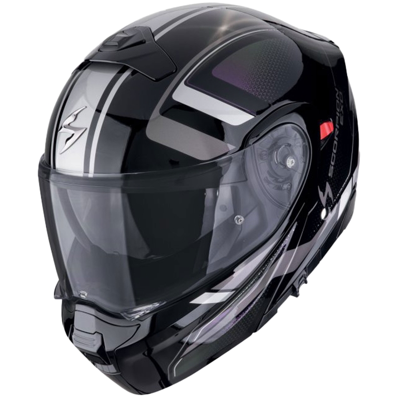 Moodulmootorratta kiiver Scorpion EXO-930 EVO ARDENS must kameeleon