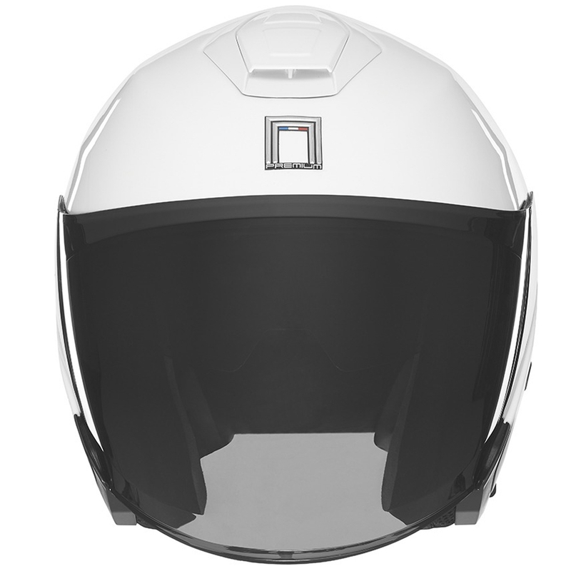 Avatud mootorratta kiiver NOX PREMIUM SPY valge