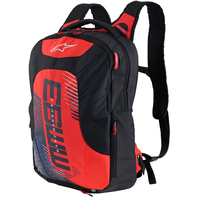 Seljakott Alpinestars City Hunter V2 MM93 fluo punane-sinine-must-valge