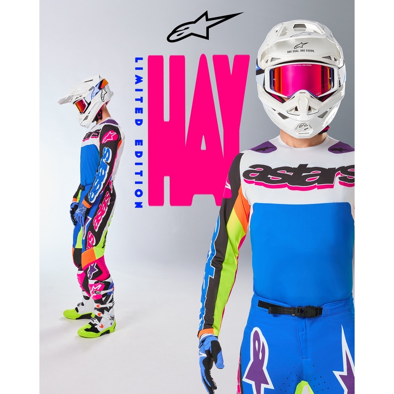 Motokrossitrikoo Alpinestars Supertech SX limited edition HAY multicolor