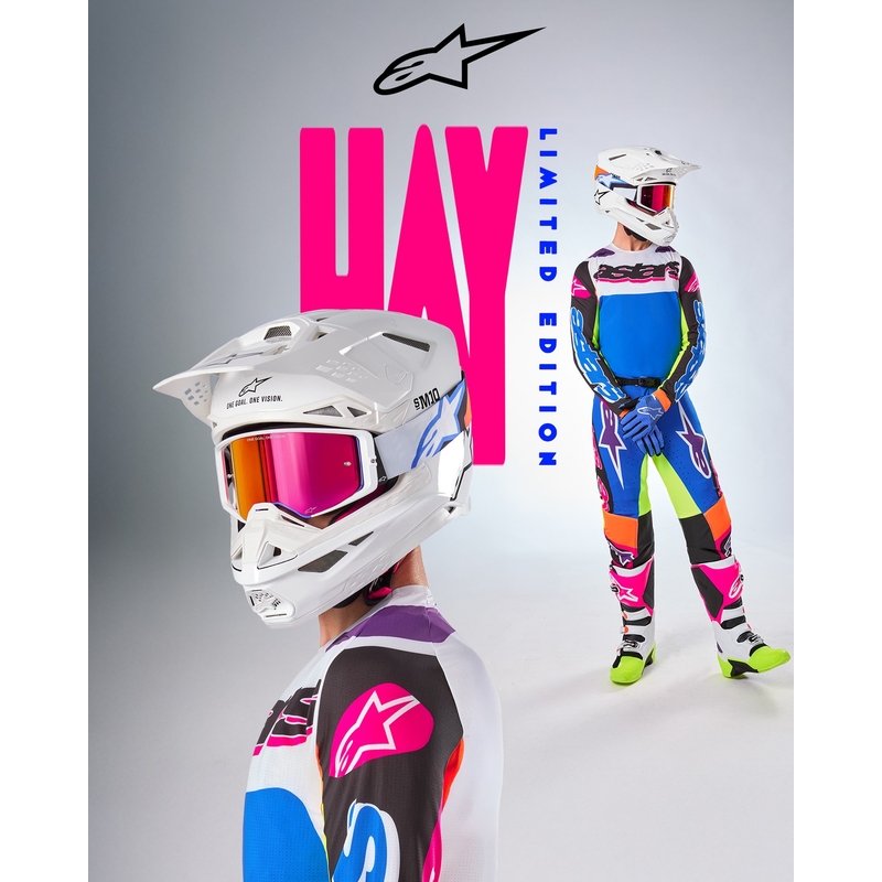 Motokrossitrikoo Alpinestars Supertech SX limited edition HAY multicolor