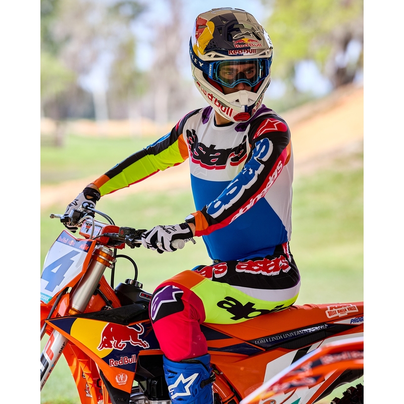Motokrossitrikoo Alpinestars Supertech SX limited edition HAY multicolor
