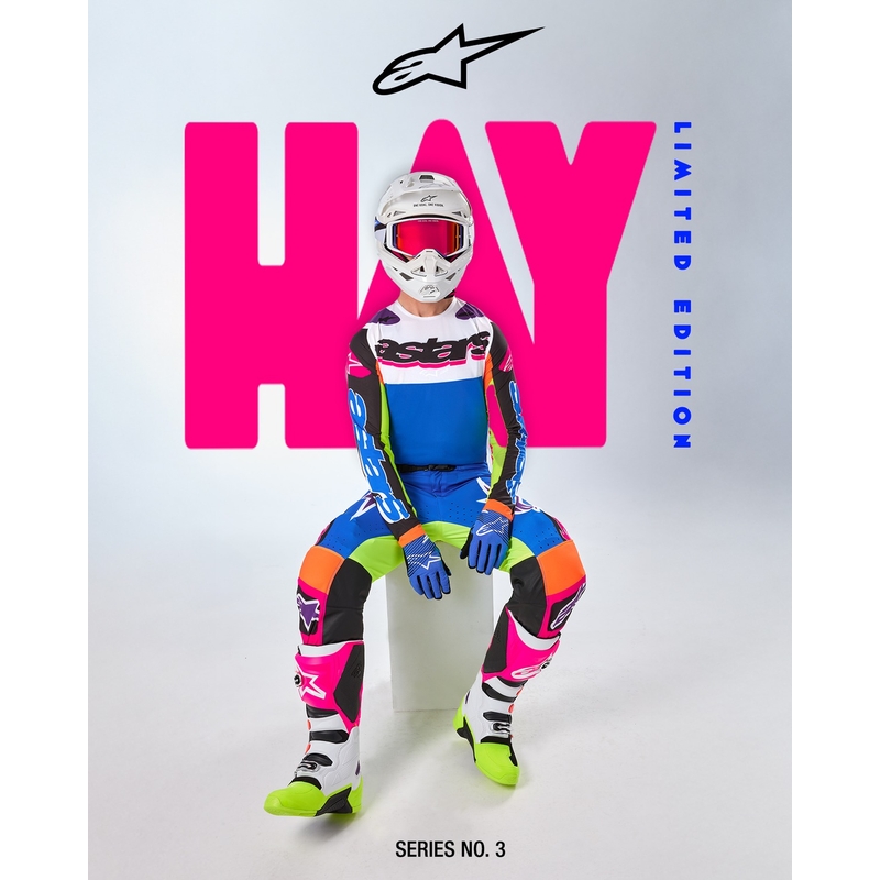 Motokrossitrikoo Alpinestars Supertech SX limited edition HAY multicolor