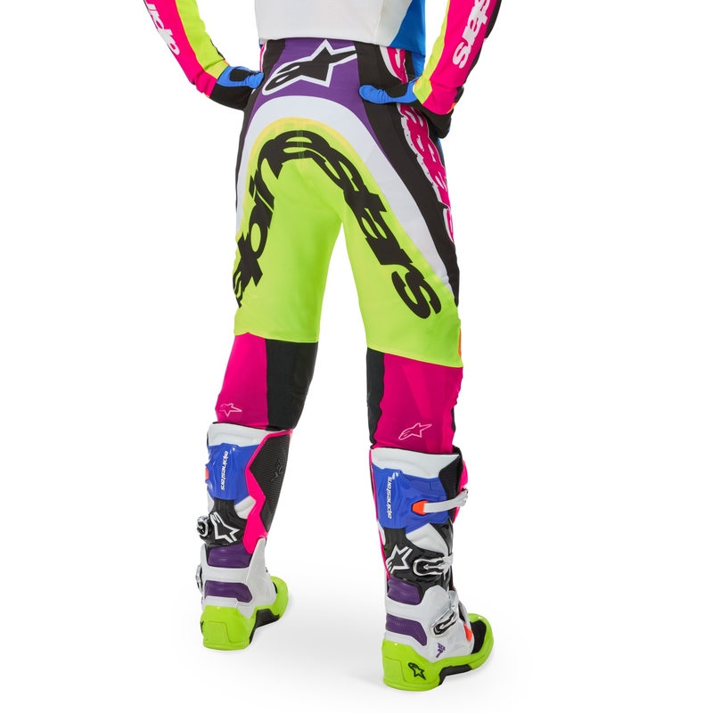 Motokrossi püksid Alpinestars SUPERTECH limited edition HAY multicolor