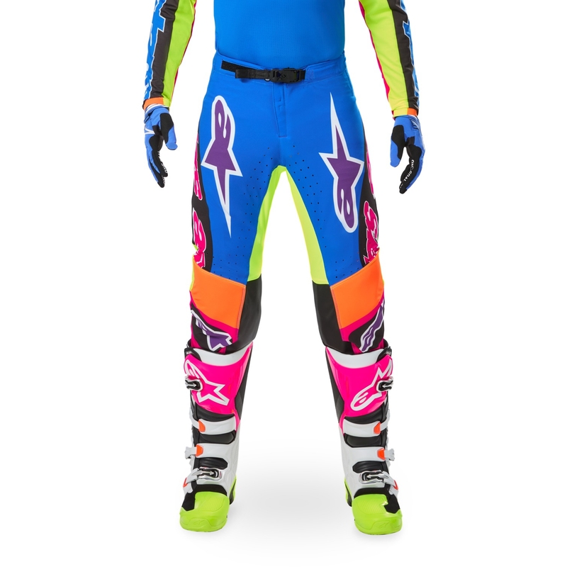 Motokrossi püksid Alpinestars SUPERTECH limited edition HAY multicolor