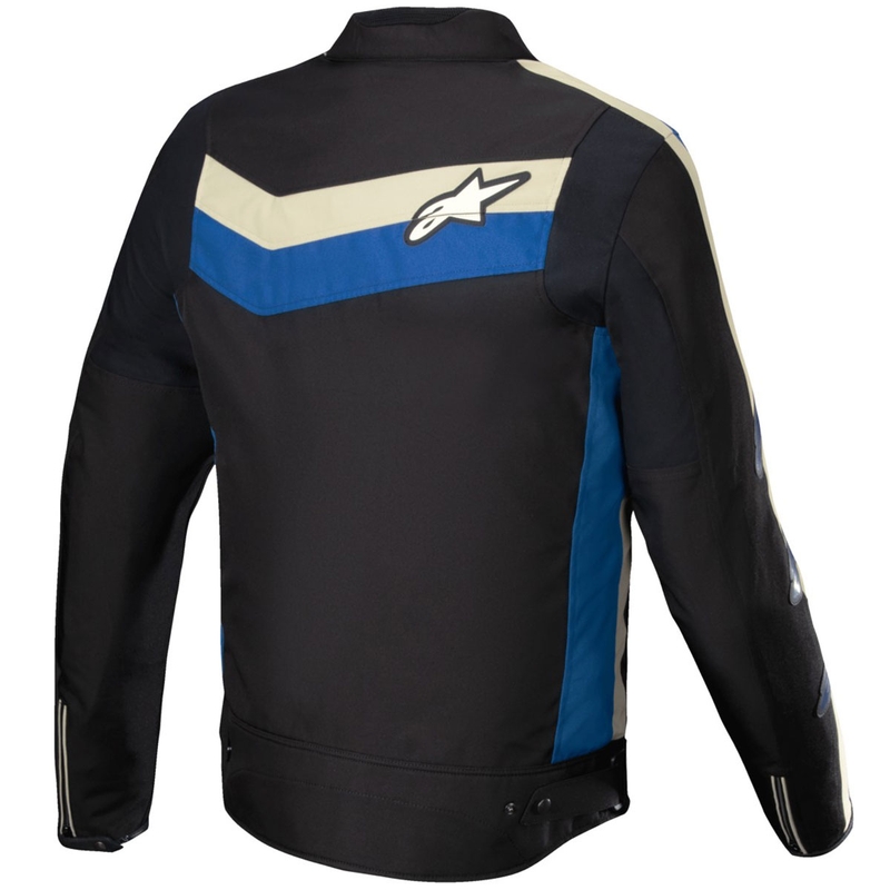 Alpinestars T-Dyno veekindel must-sinine-beež mootorratta jakk
