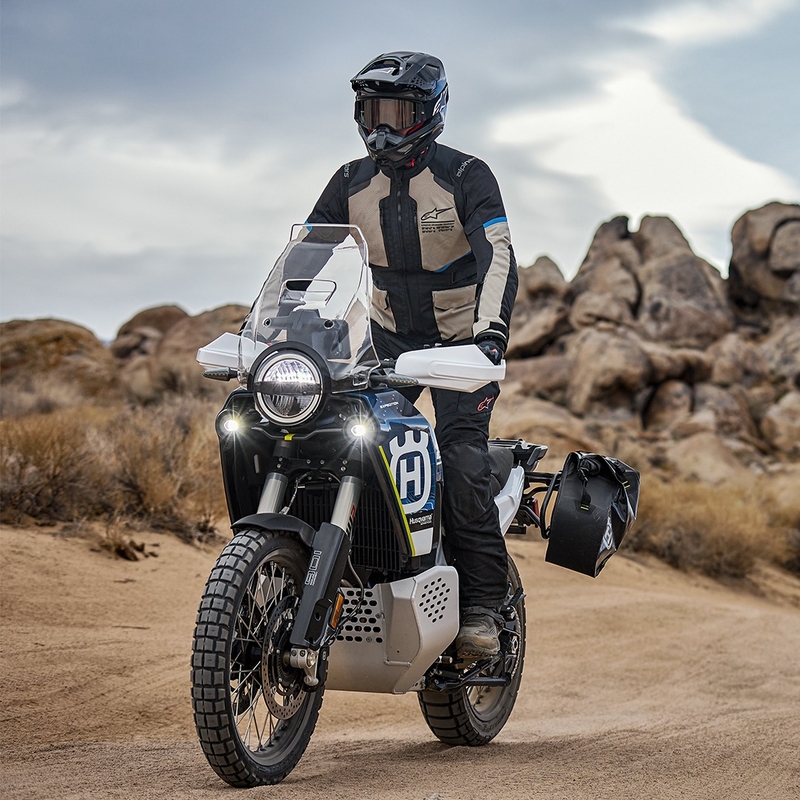 Alpinestars Andes Air Drystar must-hall-roheline-sinine mootorratta jope