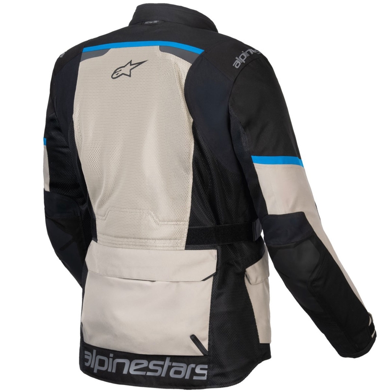Alpinestars Andes Air Drystar must-hall-roheline-sinine mootorratta jope
