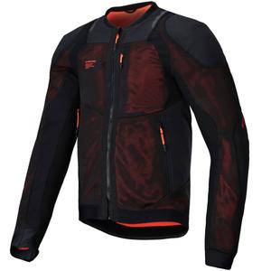 Alpinestars TROOP-AIR PRO must-fluo punane mootorratta jope