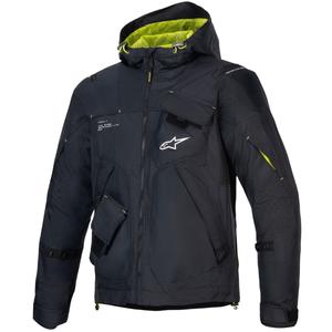 Alpinestars MOGRESS AIR must ja laimivalge mootorrattajope