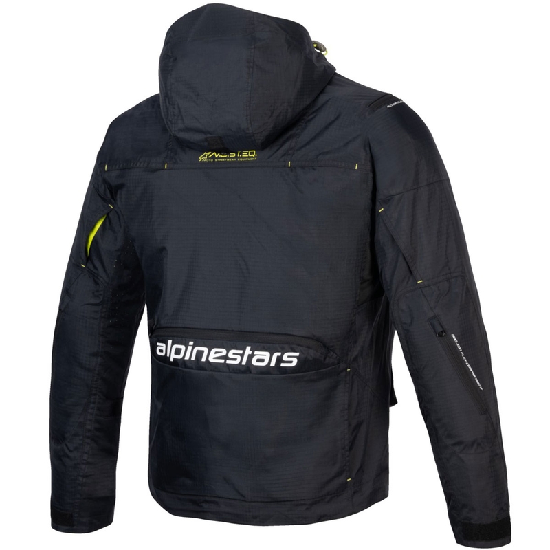 Alpinestars MOGRESS AIR must ja laimivalge mootorrattajope