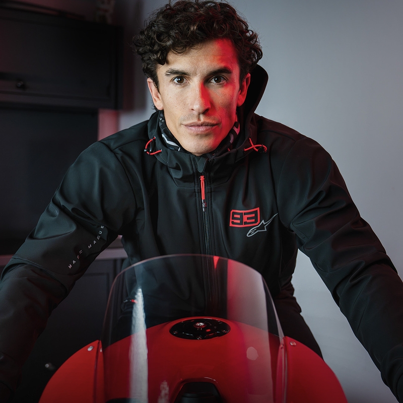 Alpinestars RADIUM TECH HOODIE MM93 must-punane-hall