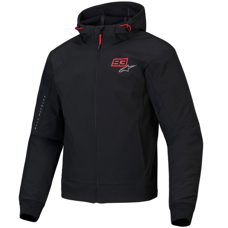 Alpinestars RADIUM TECH HOODIE MM93 must-punane-hall