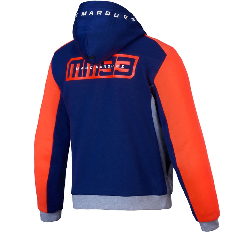 Alpinestars Chrome V2 Sport Hoodie MM93 kollektsioon helehall-sinine-fluo punane