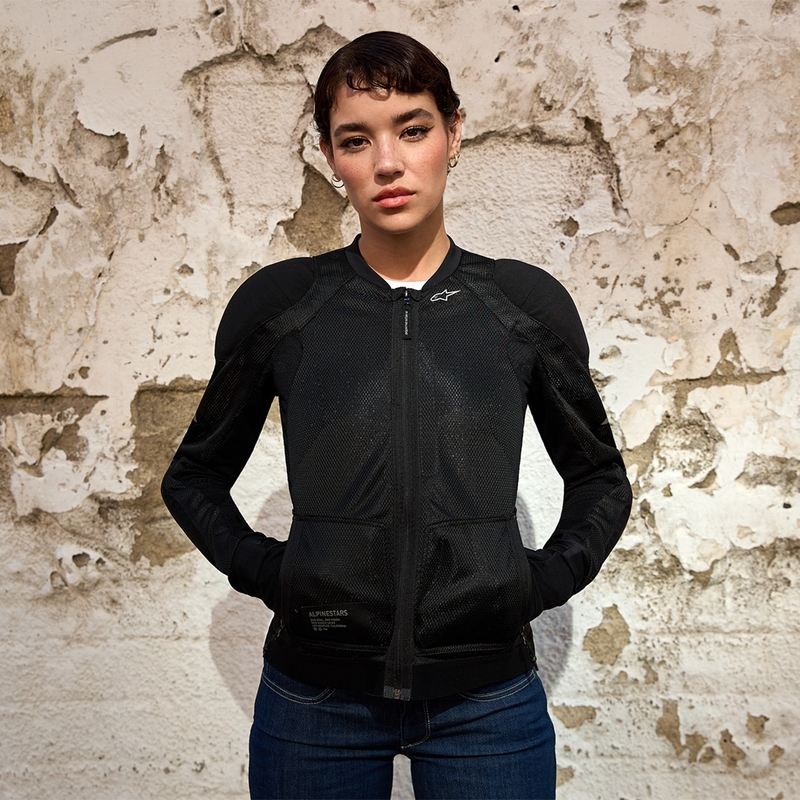 Alpinestars naiste STELLA TROOP-AIR must mootorratta jakk