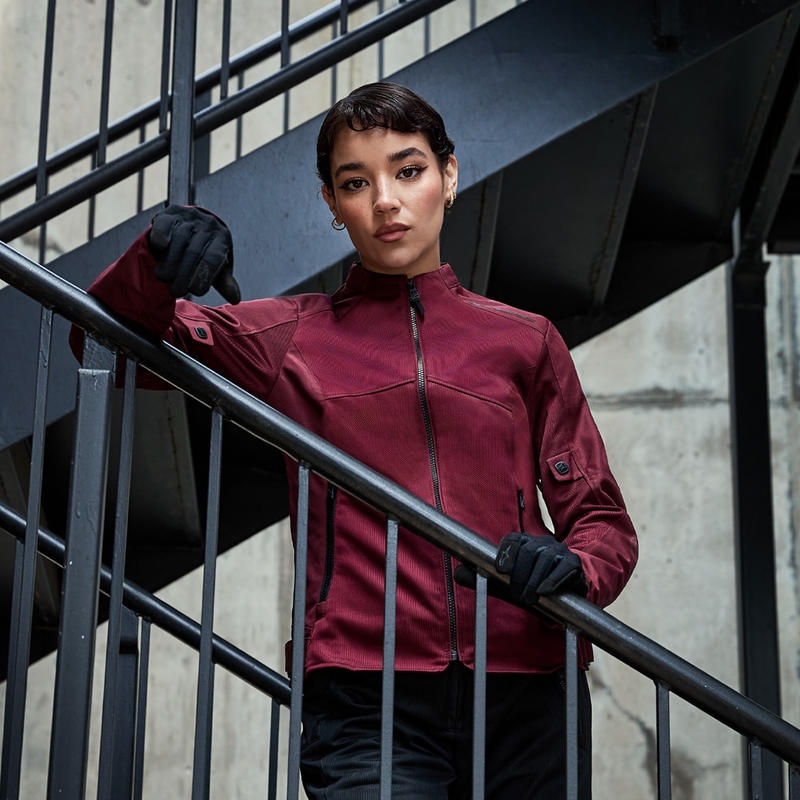 Alpinestars naiste STELLA C-1 AIR lilla mootorratta jope