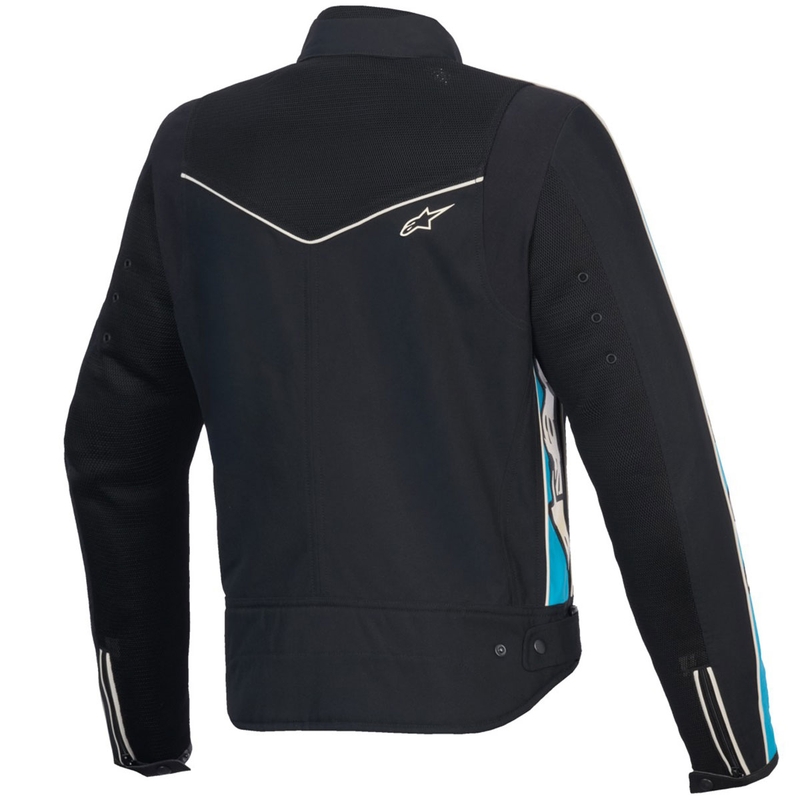 Alpinestars STELLA T-DYNO AIR naiste mootorratta jope must-helesinine-beež
