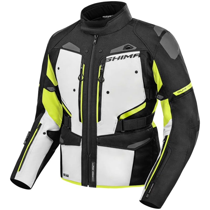 Mootorratta jakk Shima Dune fluo kollane