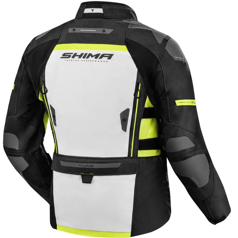 Mootorratta jakk Shima Dune fluo kollane