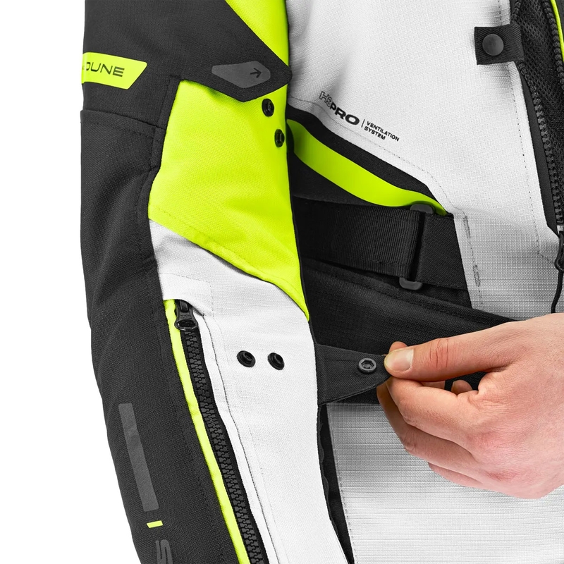 Mootorratta jakk Shima Dune fluo kollane