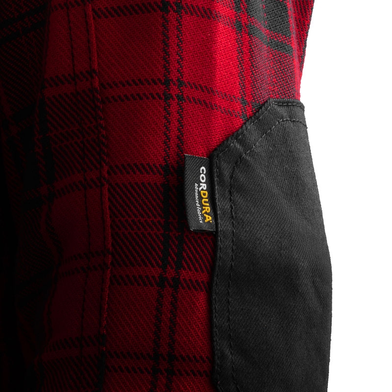 Rebelhorn Shifter must ja punane mootorratta särk