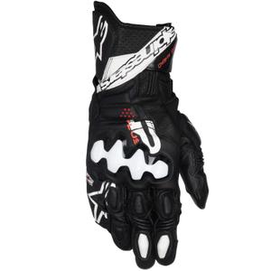 Alpinestars GP Plus R V3 mootorratta kindad must-valged