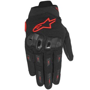 Alpinestars SP X 5 Air must-fluo punane mootorratta kindad