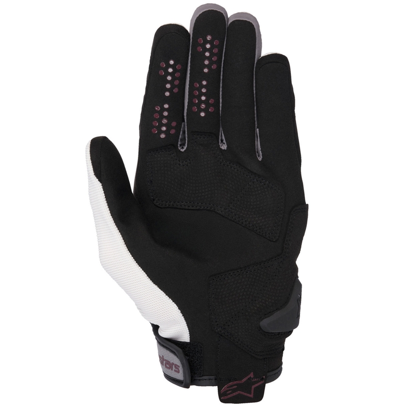 Alpinestars Chrom V2 naiste mootorratta kindad valge naturaalvalge-lillad