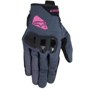 Alpinestars Chrom V2 tumehall-must-lillad naiste mootorratta kindad