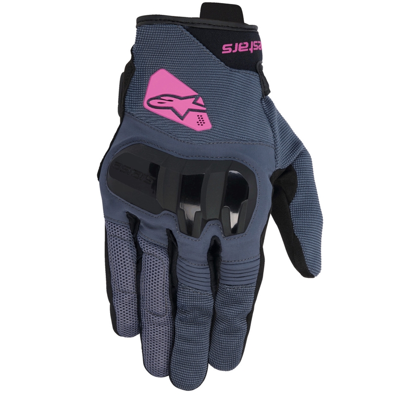 Alpinestars Chrom V2 tumehall-must-lillad naiste mootorratta kindad