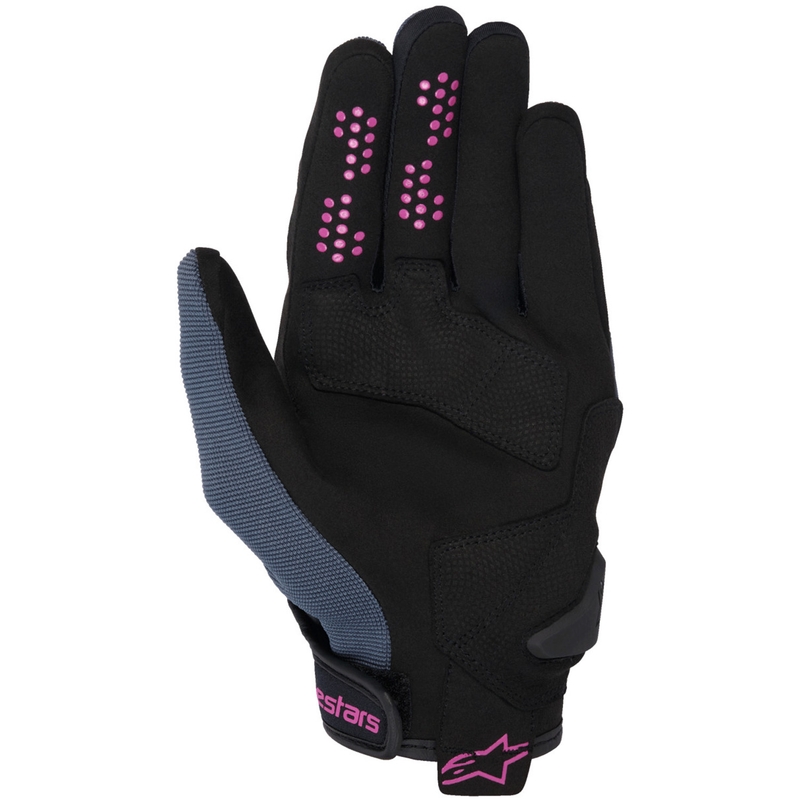 Alpinestars Chrom V2 tumehall-must-lillad naiste mootorratta kindad