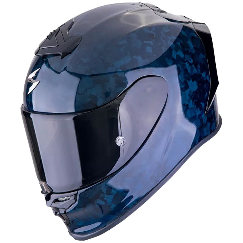 Integreeritud mootorratta kiiver Scorpion EXO-R1 EVO CARBON AIR ONYX sinine