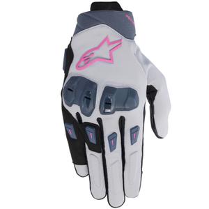 Alpinestars STELLA SP X 3 naiste mootorratta kindad Hall-tumehall-must-roosa