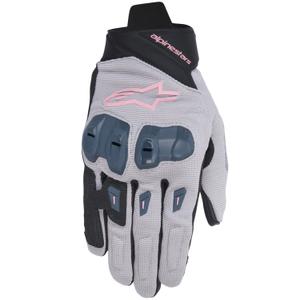 Alpinestars STELLA SP X 1 naiste mootorratta kindad Hall-must-tumehall-roosa