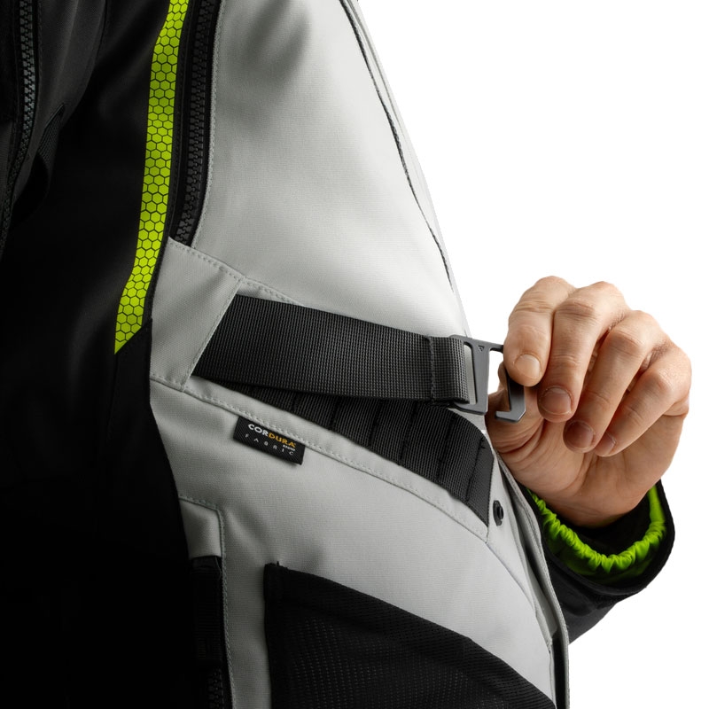 Rebelhorn Hardy 3.0 must-hall-fluo kollane mootorratta jakk