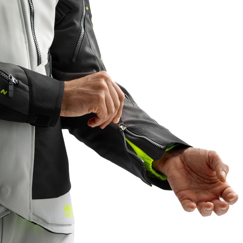 Rebelhorn Hardy 3.0 must-hall-fluo kollane mootorratta jakk