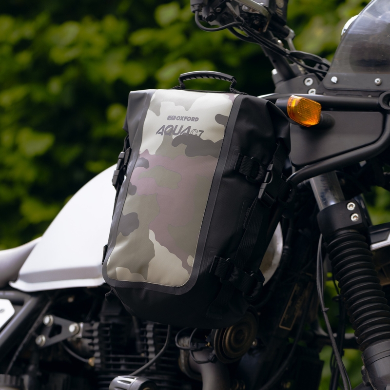 Oxford AQUA C7 Crash Bar Bag 7 l kamuflaaž