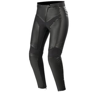 Alpinestars Stella Vika V2 naiste nahast mootorrattapüksid mustad